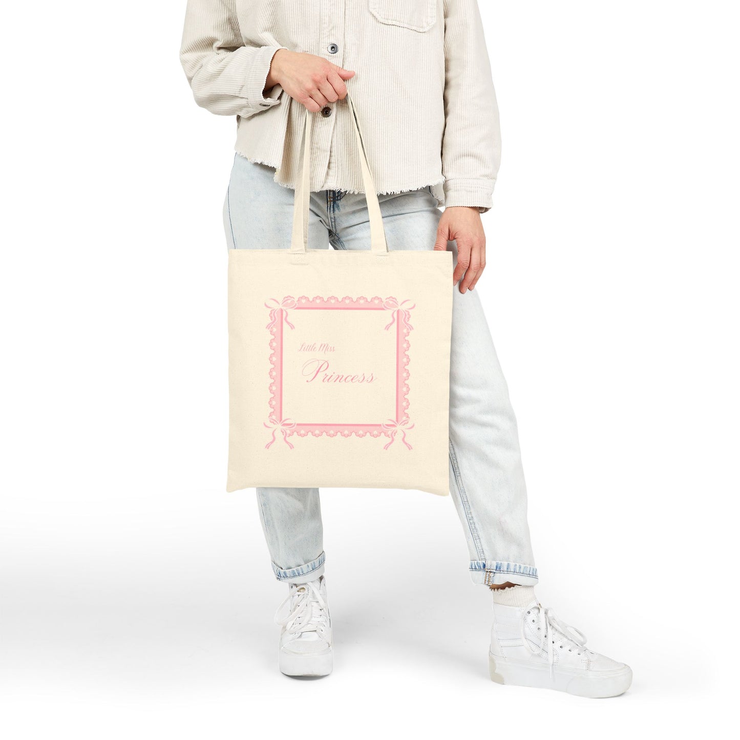 ‘Little Miss Princess’ Canvas Tote Bag