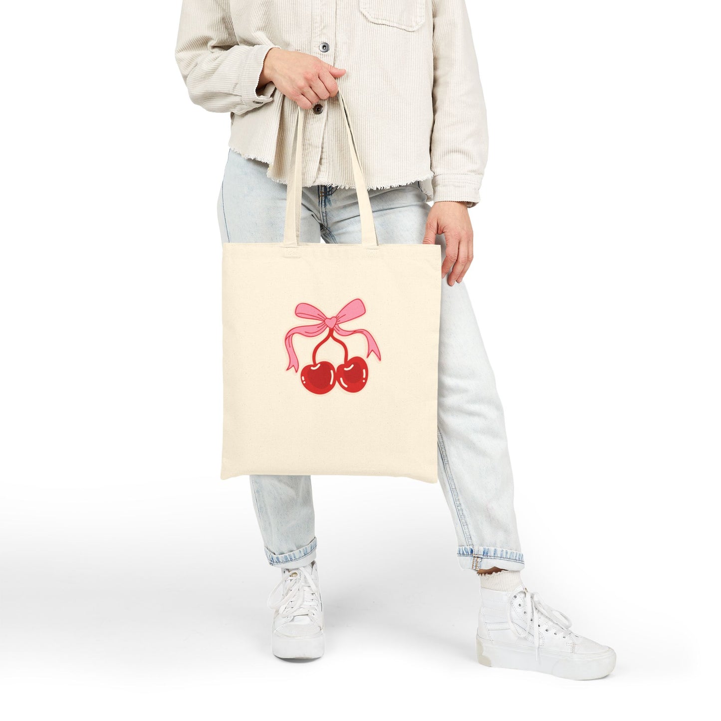 Maraschino Cherry Canvas Tote