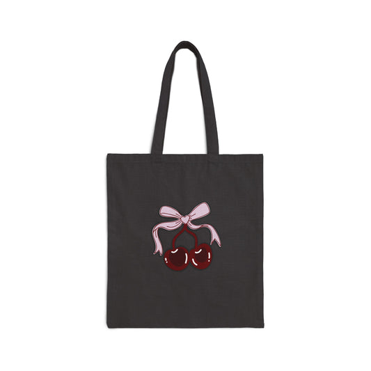 Black Cherry Canvas Tote