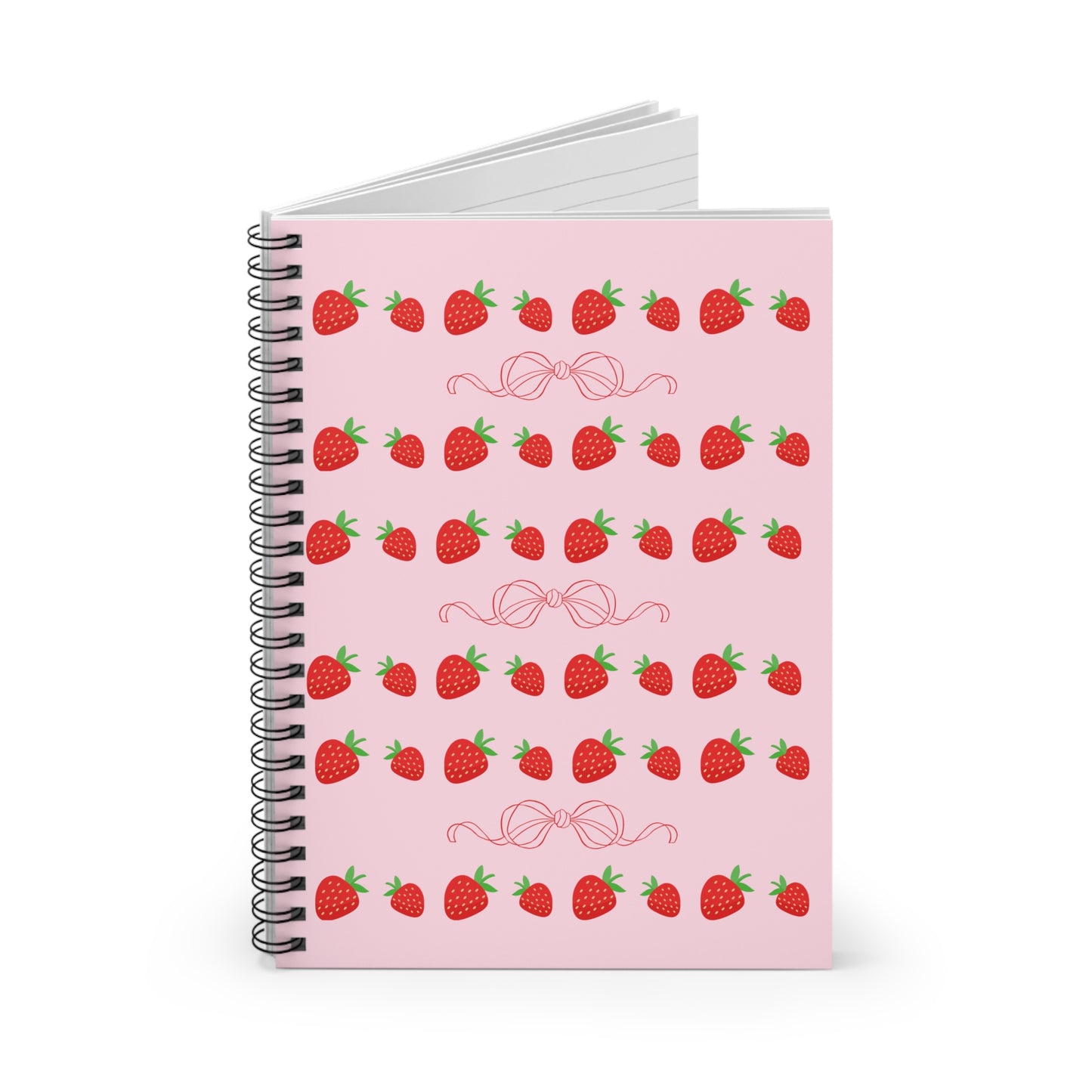 Strawberry Spiral Notebook