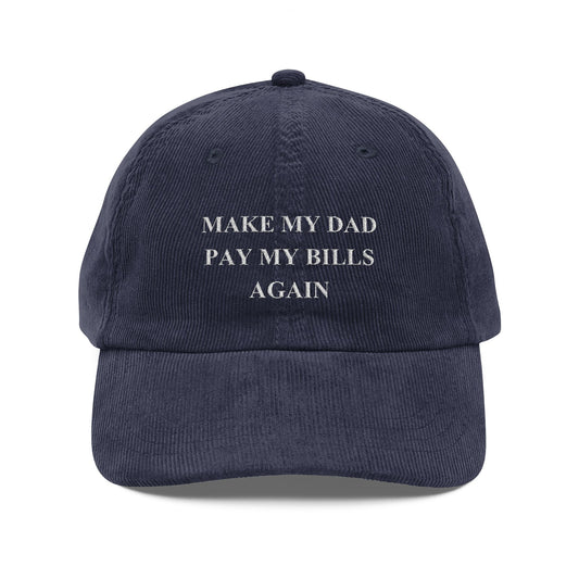 MMDPMBA Embroidered Corduroy Cap