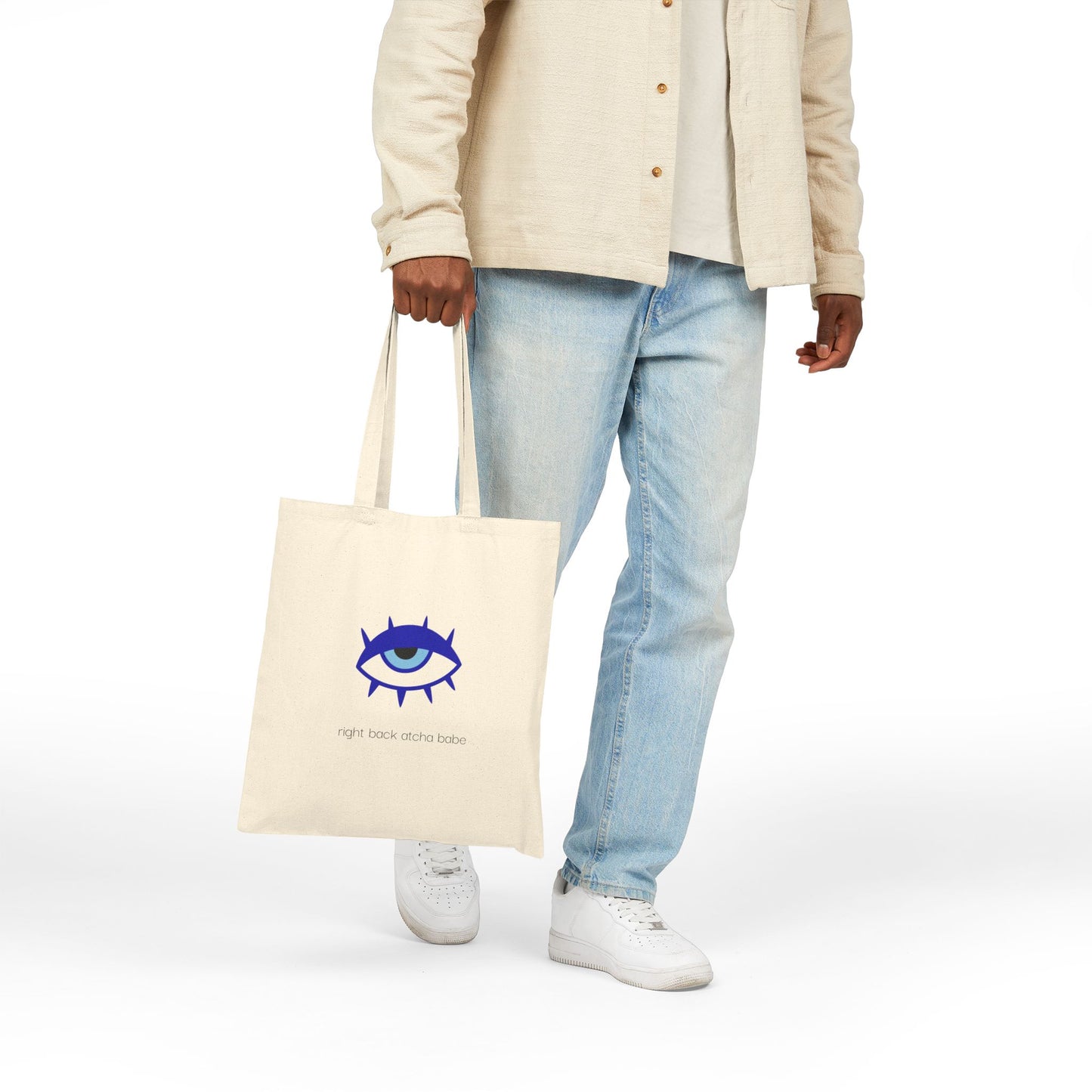 Return to Sender Graphic Canvas Tote