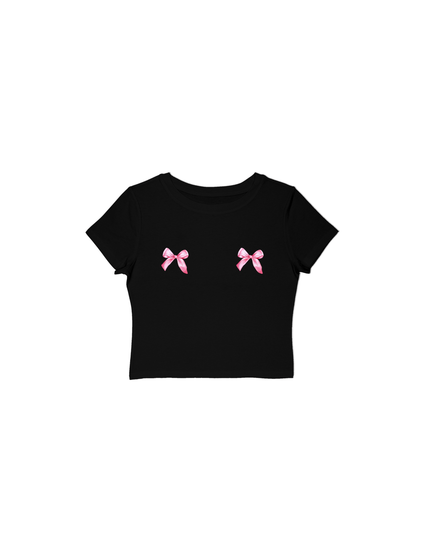 Pink Bow Baby Tee