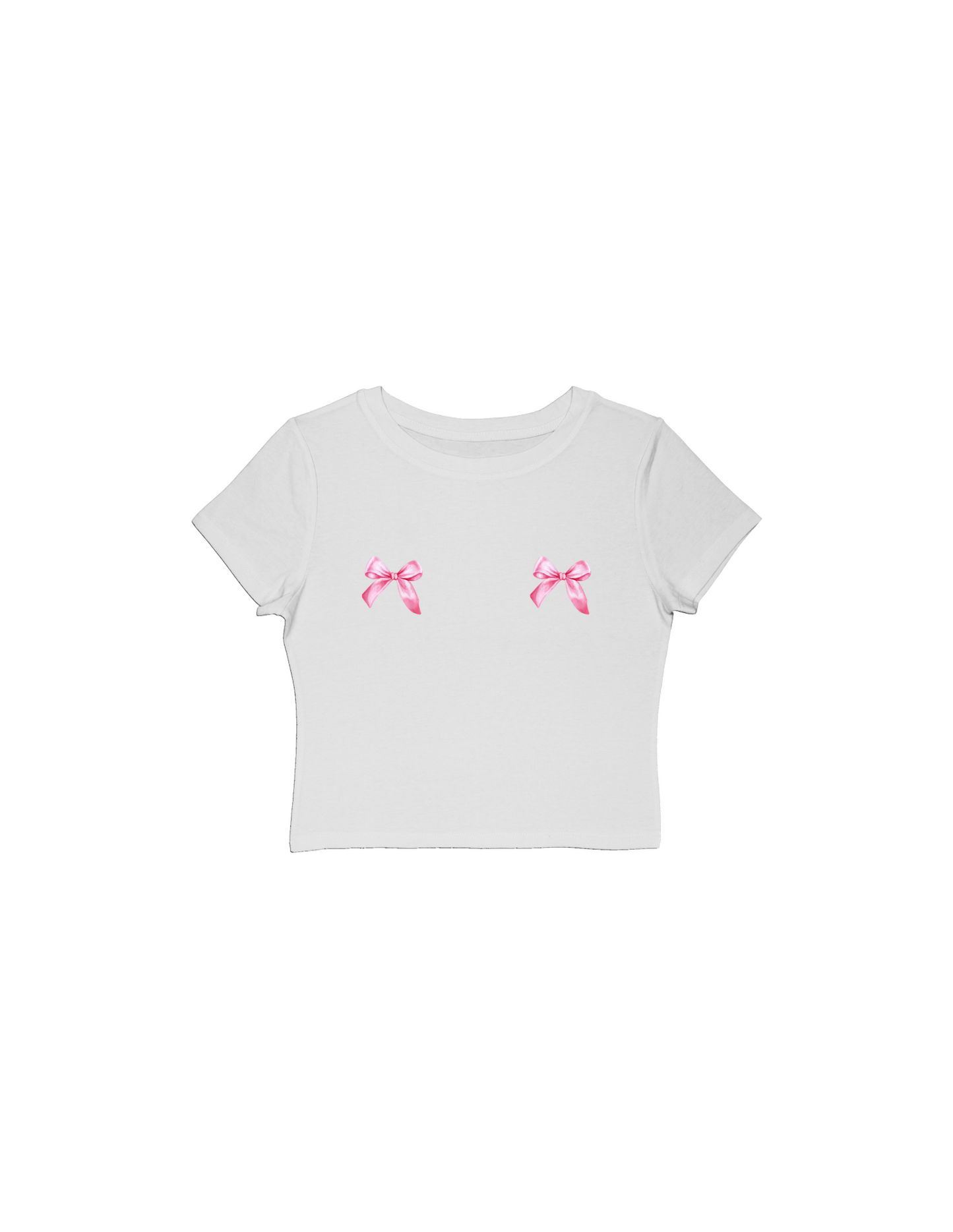 Pink Bow Baby Tee