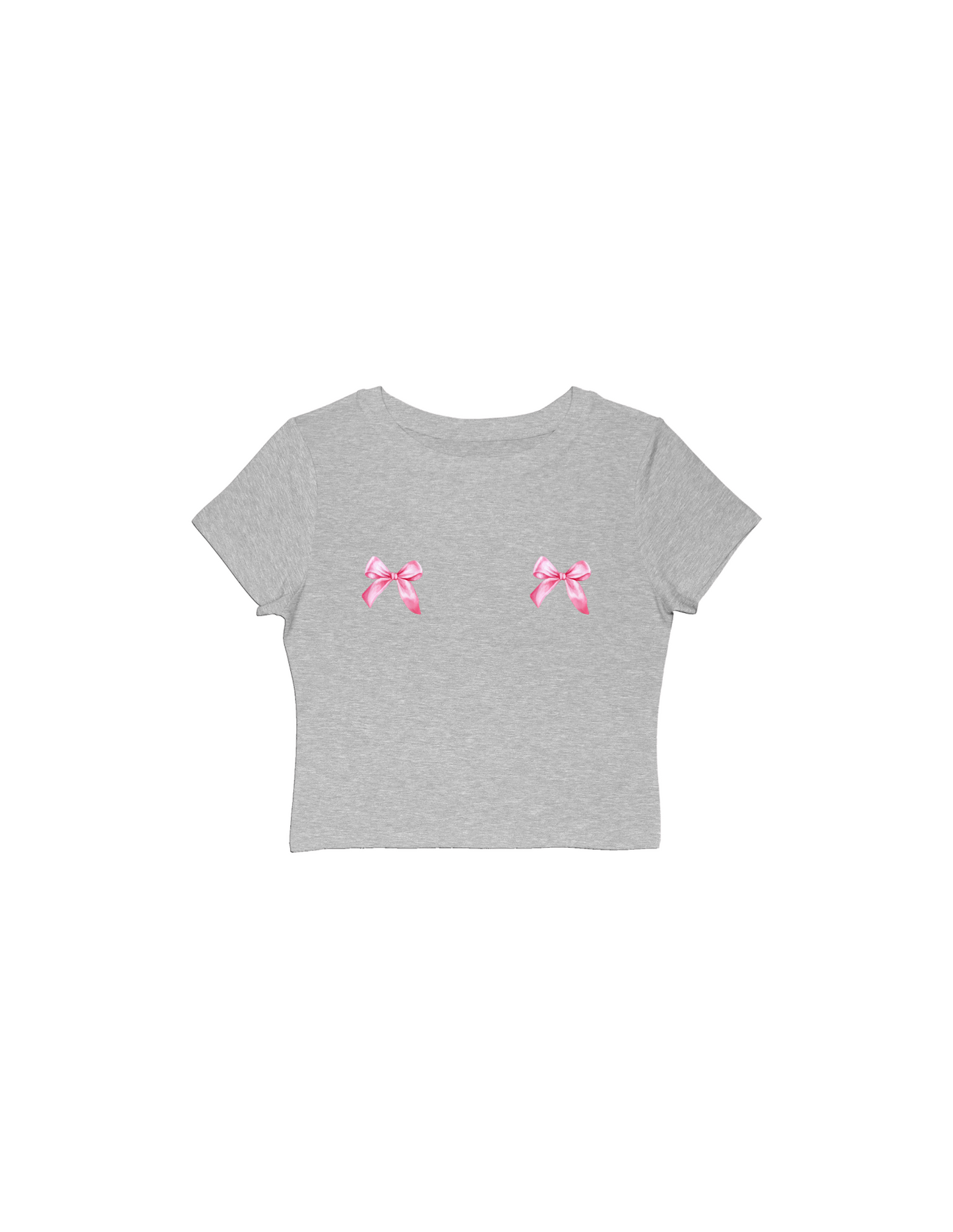 Pink Bow Baby Tee