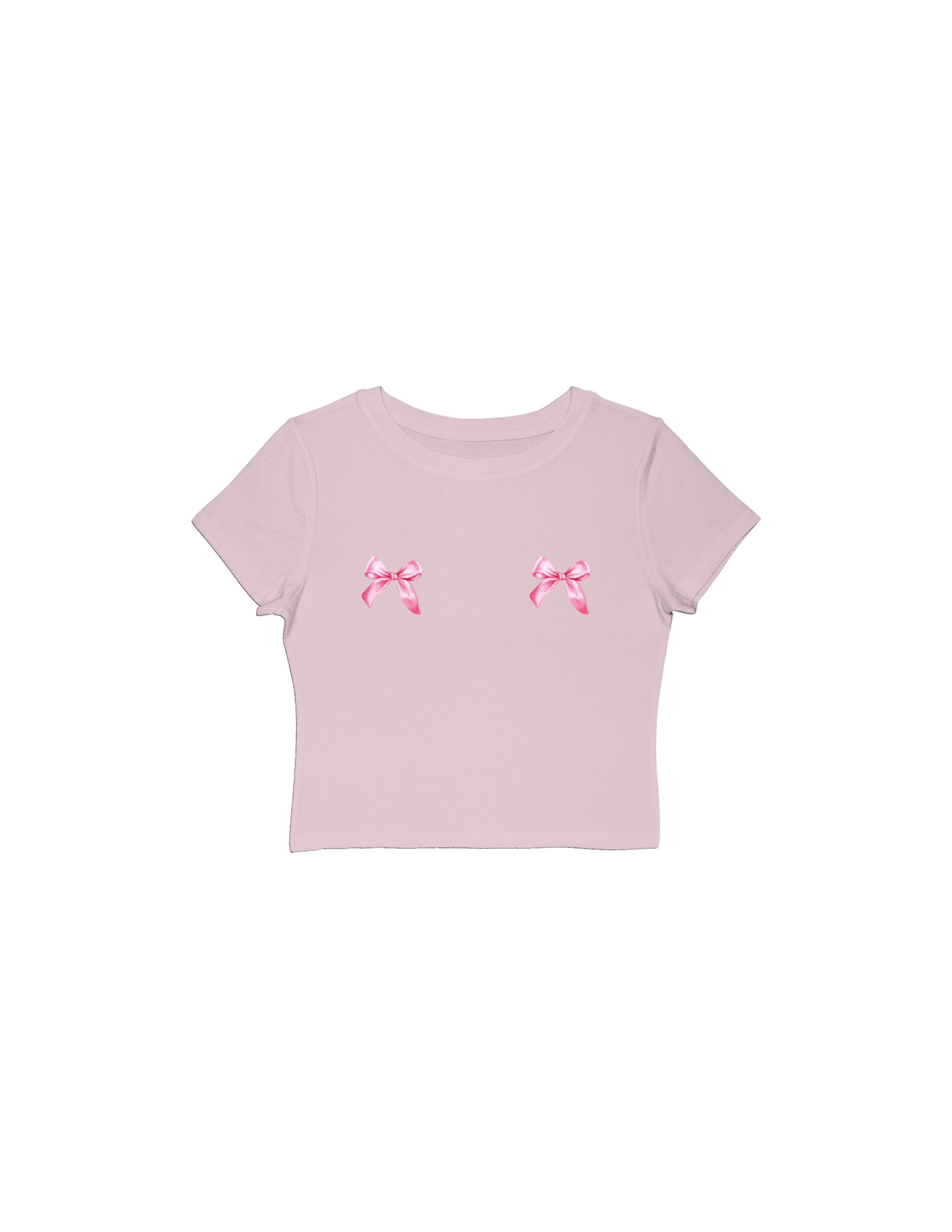 Pink Bow Baby Tee