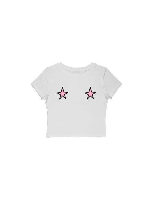 Pink Star Baby Tee