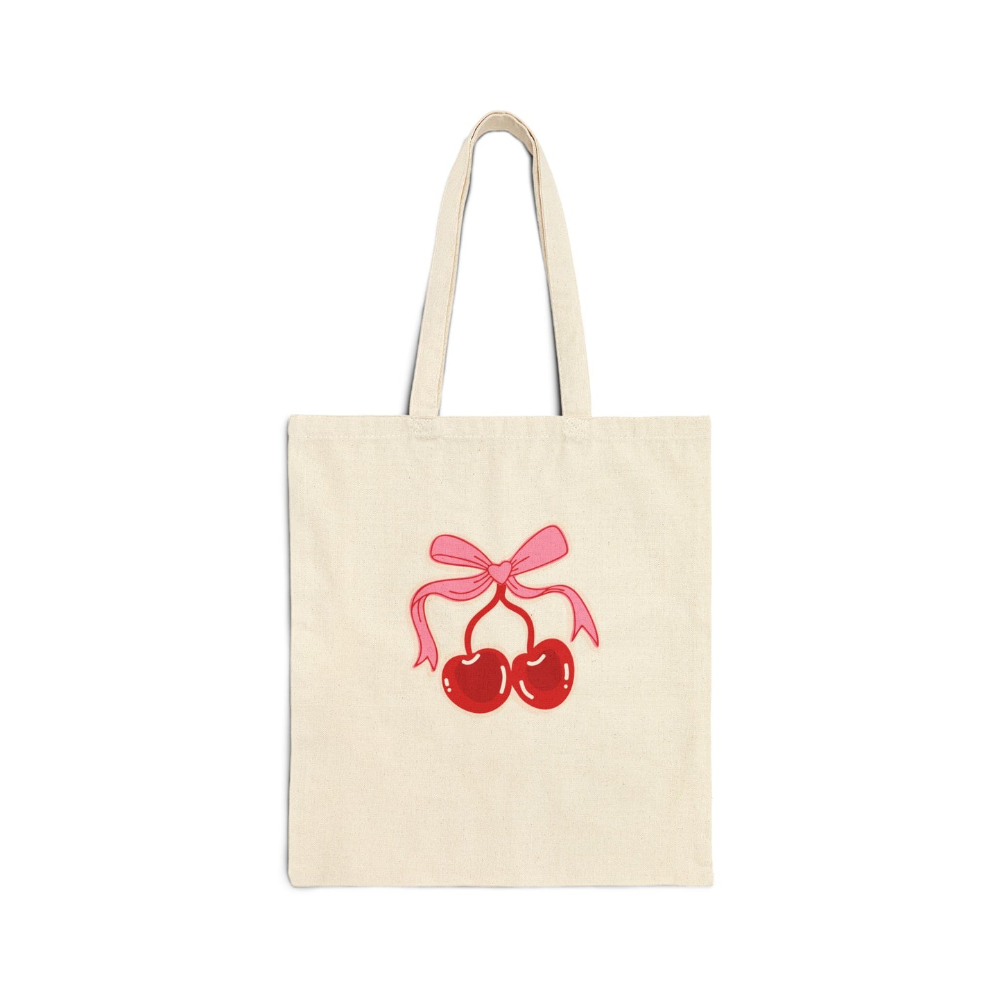 Maraschino Cherry Canvas Tote