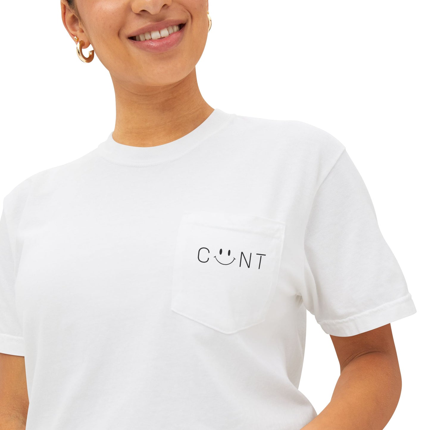 C*nt Smiley Pocket T-Shirt
