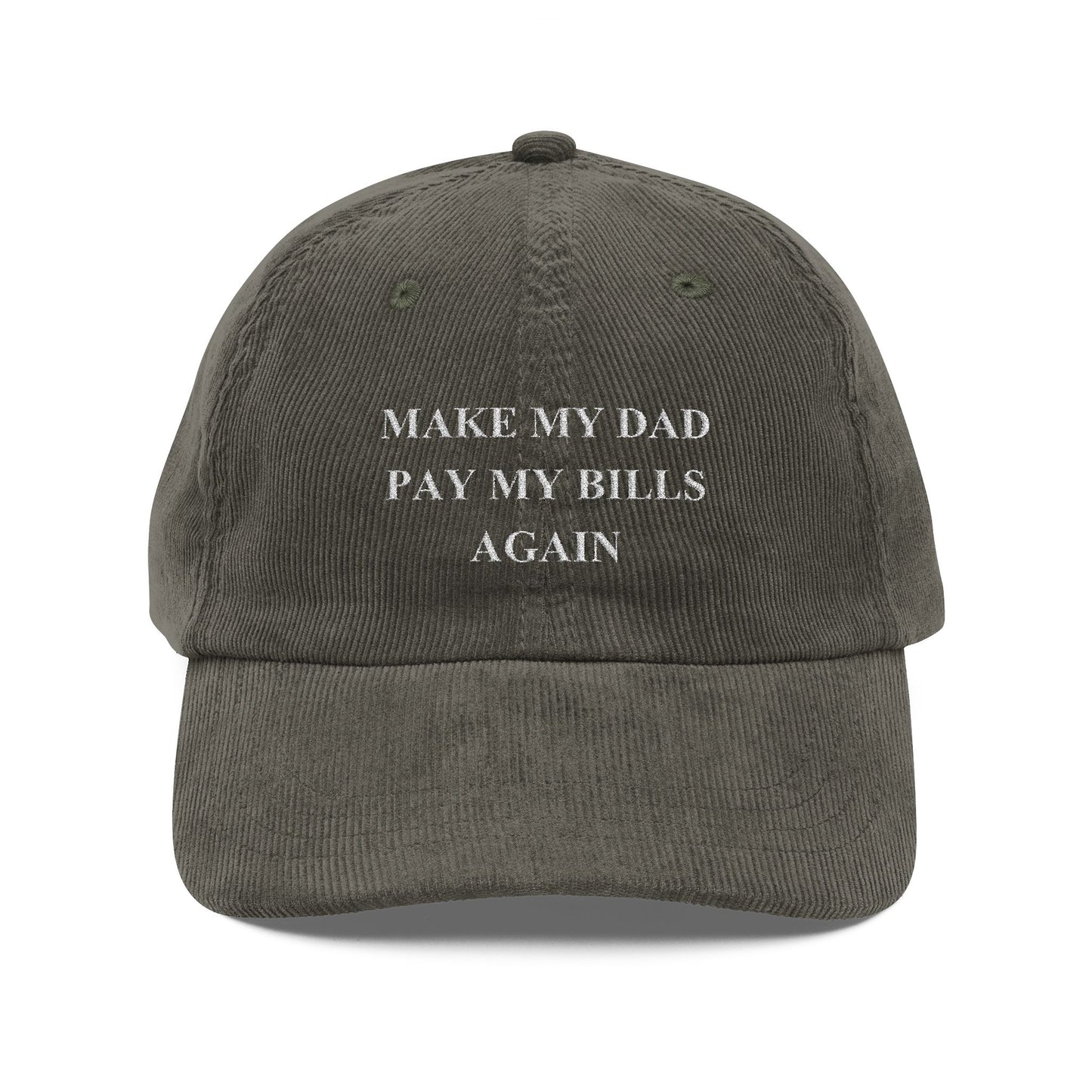 MMDPMBA Embroidered Corduroy Cap