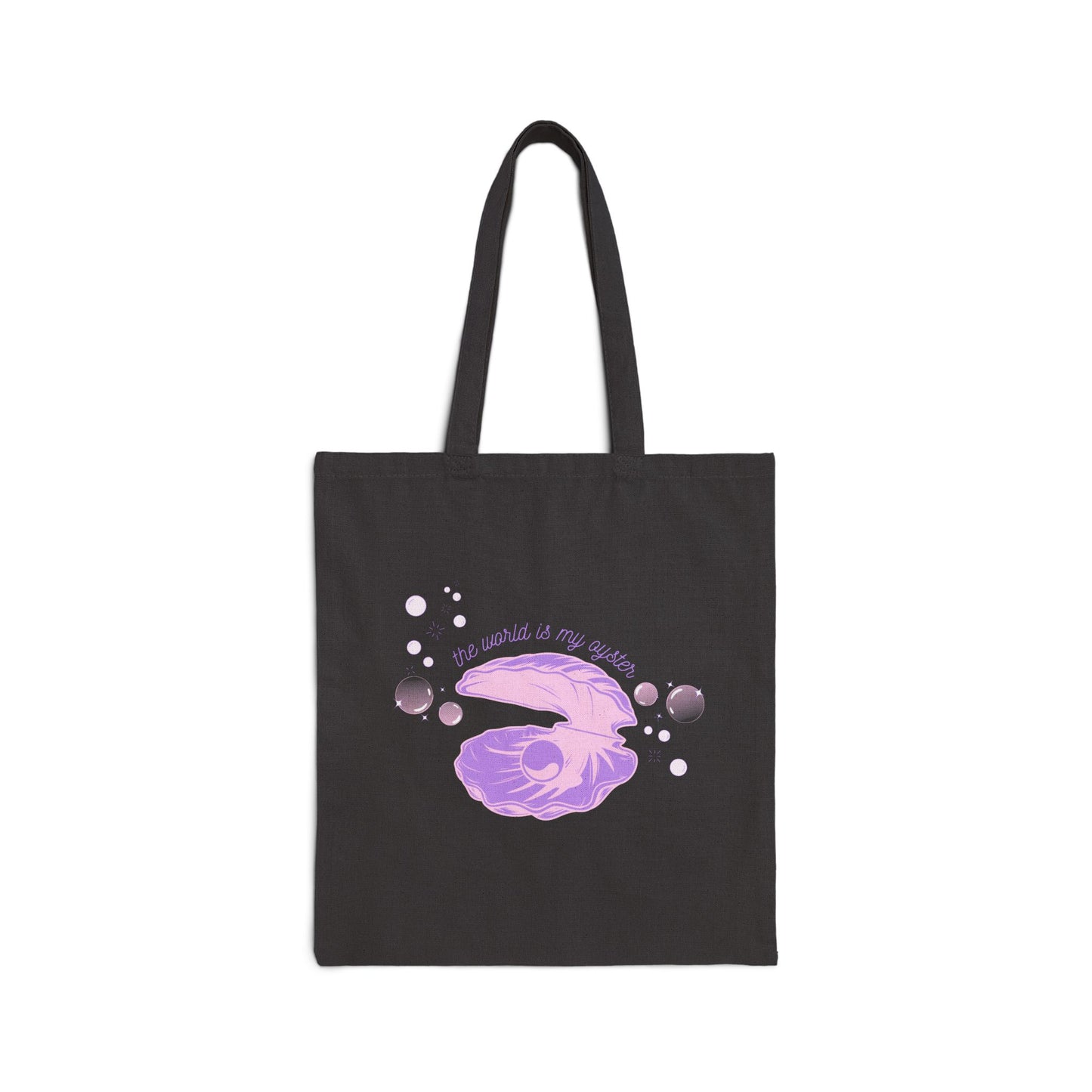 ‘the world is my oyster’ Canvas Tote Bag